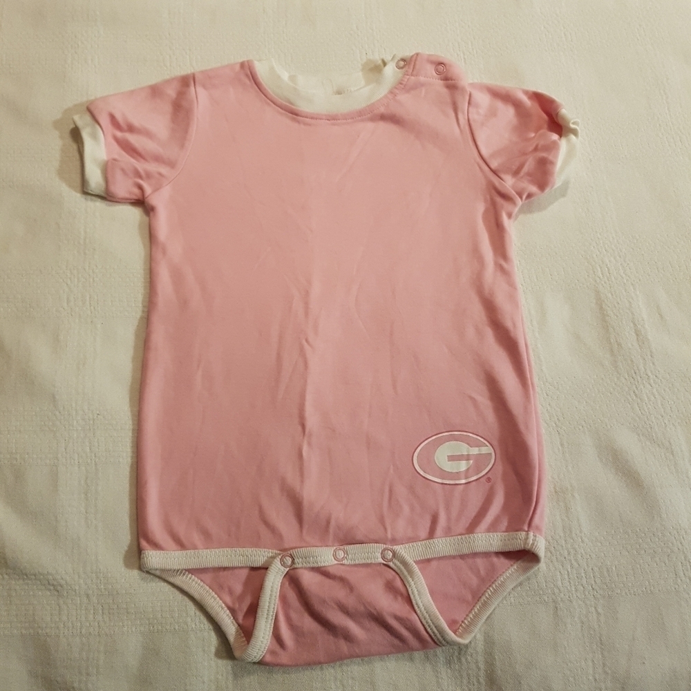 Green Bay Packers pink undershirt 24 months